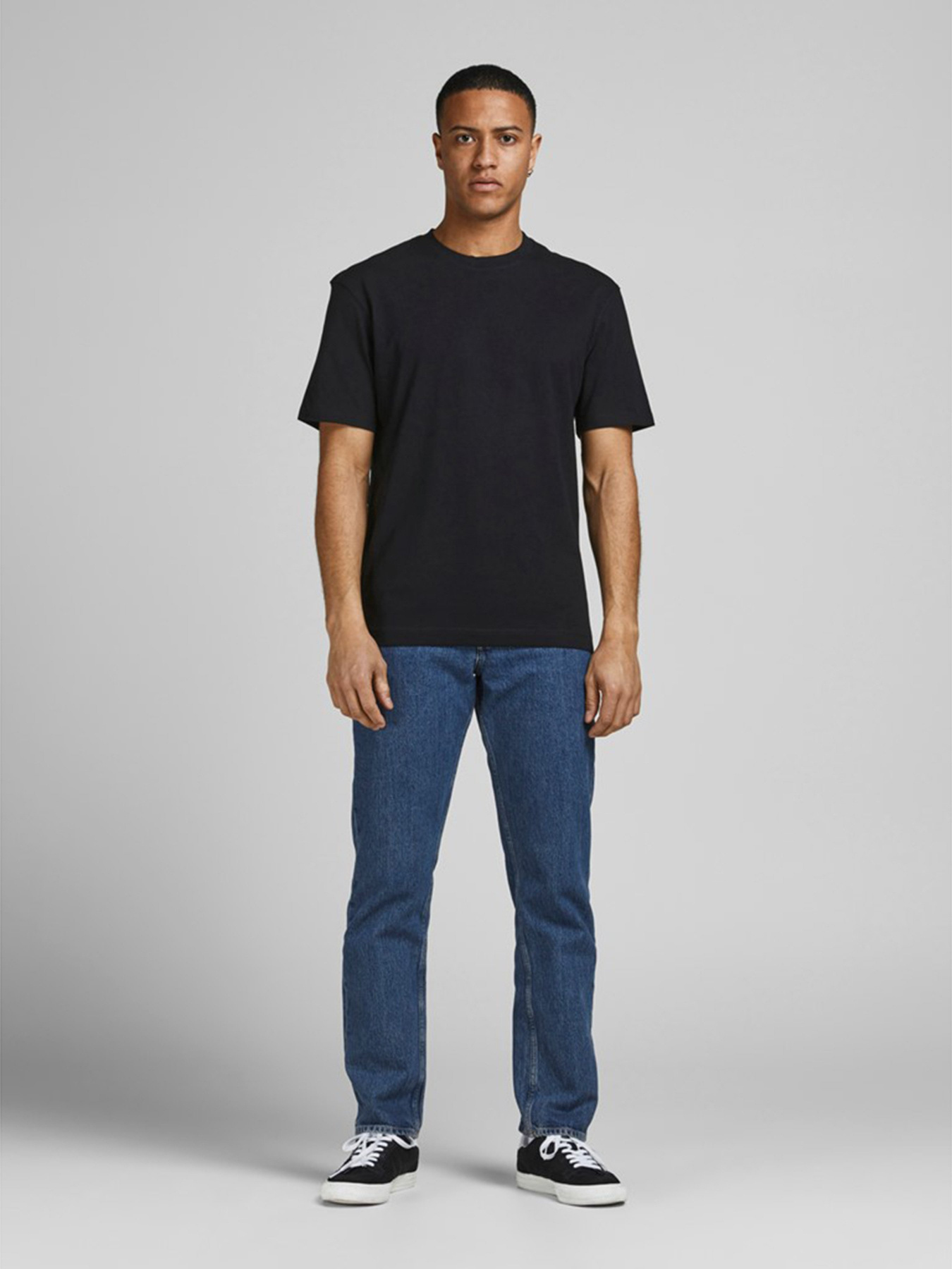 Футболка JACK & JONES модель 12190467_Black Футболка JACK & JONES модель 12190467_Black Фото