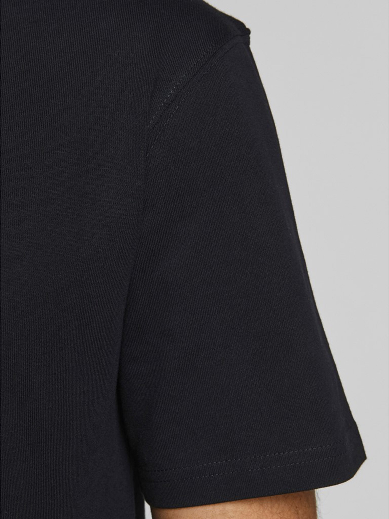 Футболка JACK & JONES модель 12190467_Black Футболка JACK & JONES модель 12190467_Black Фото