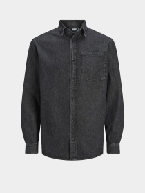 Сорочка JACK & JONES модель 12270005_Black Denim Фото