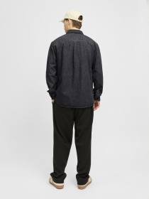 Сорочка повсякденна JACK & JONES модель 12270005_Black Denim Фото