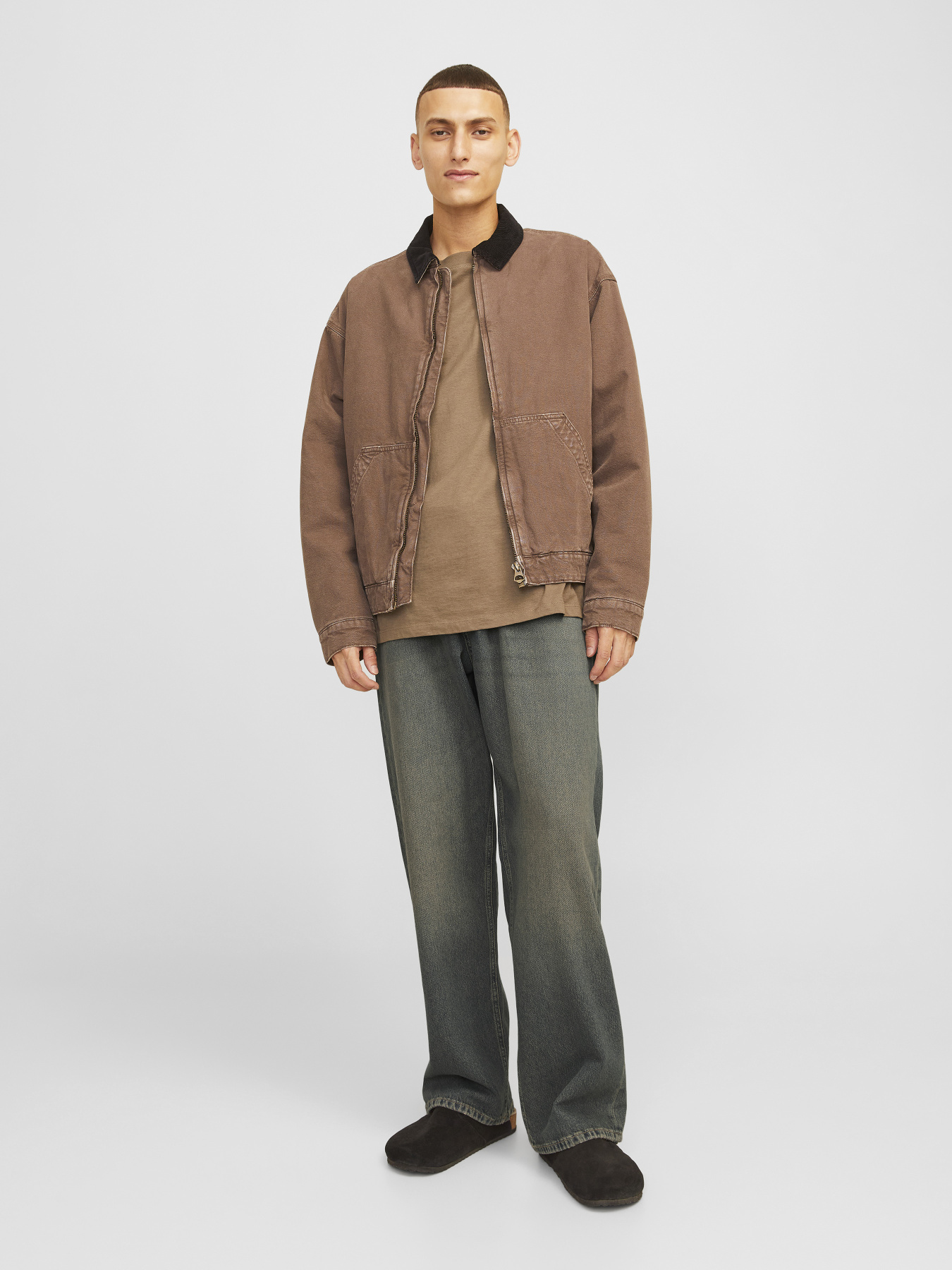 Широкие джинсы JACK & JONES модель 12270072_Blue Denim Фото