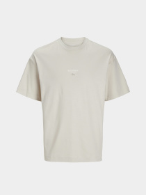 Футболка JACK & JONES модель 12270638_Moonbeam Футболка JACK & JONES модель 12270638_Moonbeam Фото