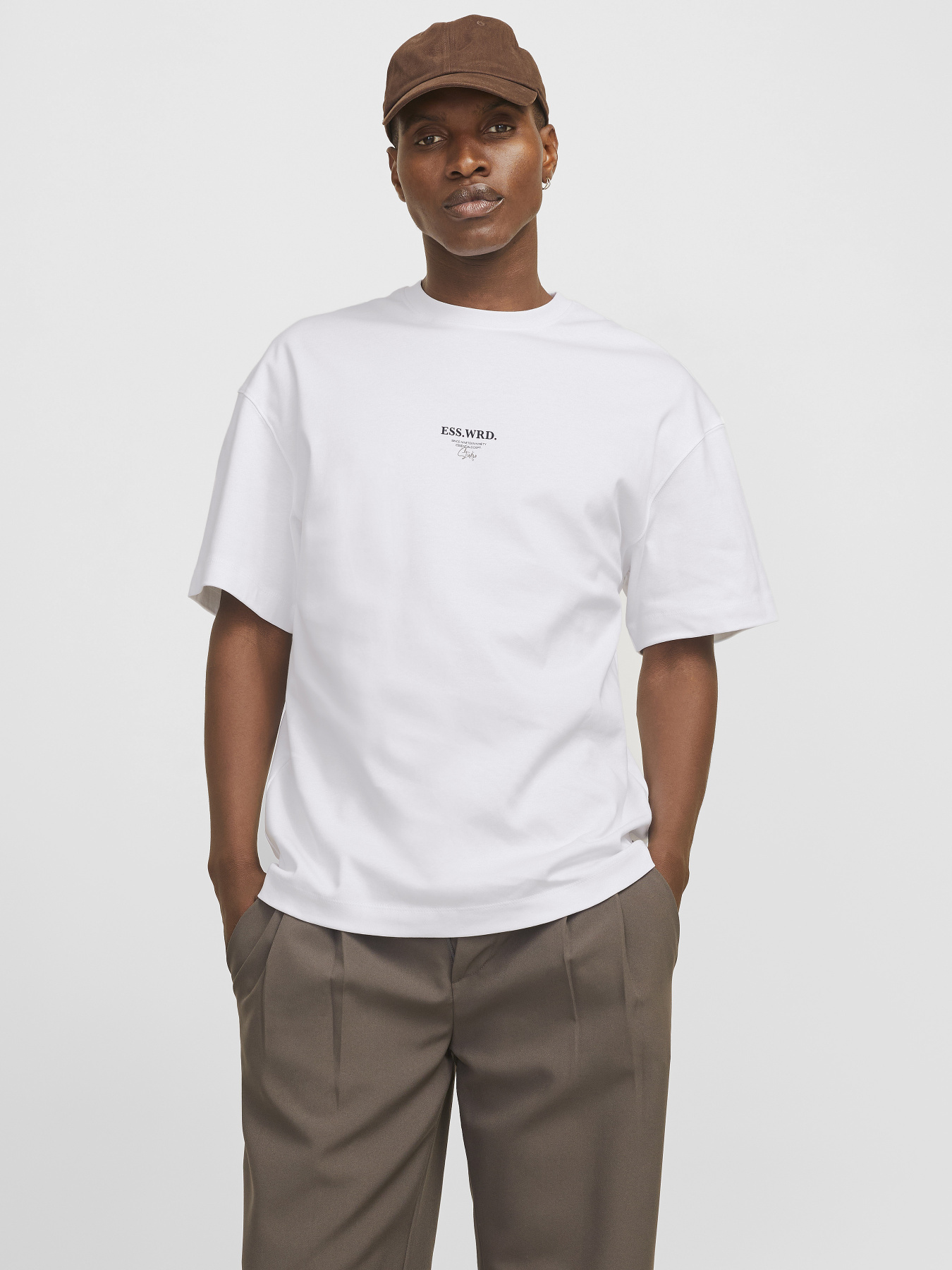 Футболка JACK & JONES модель 12270638_White Фото