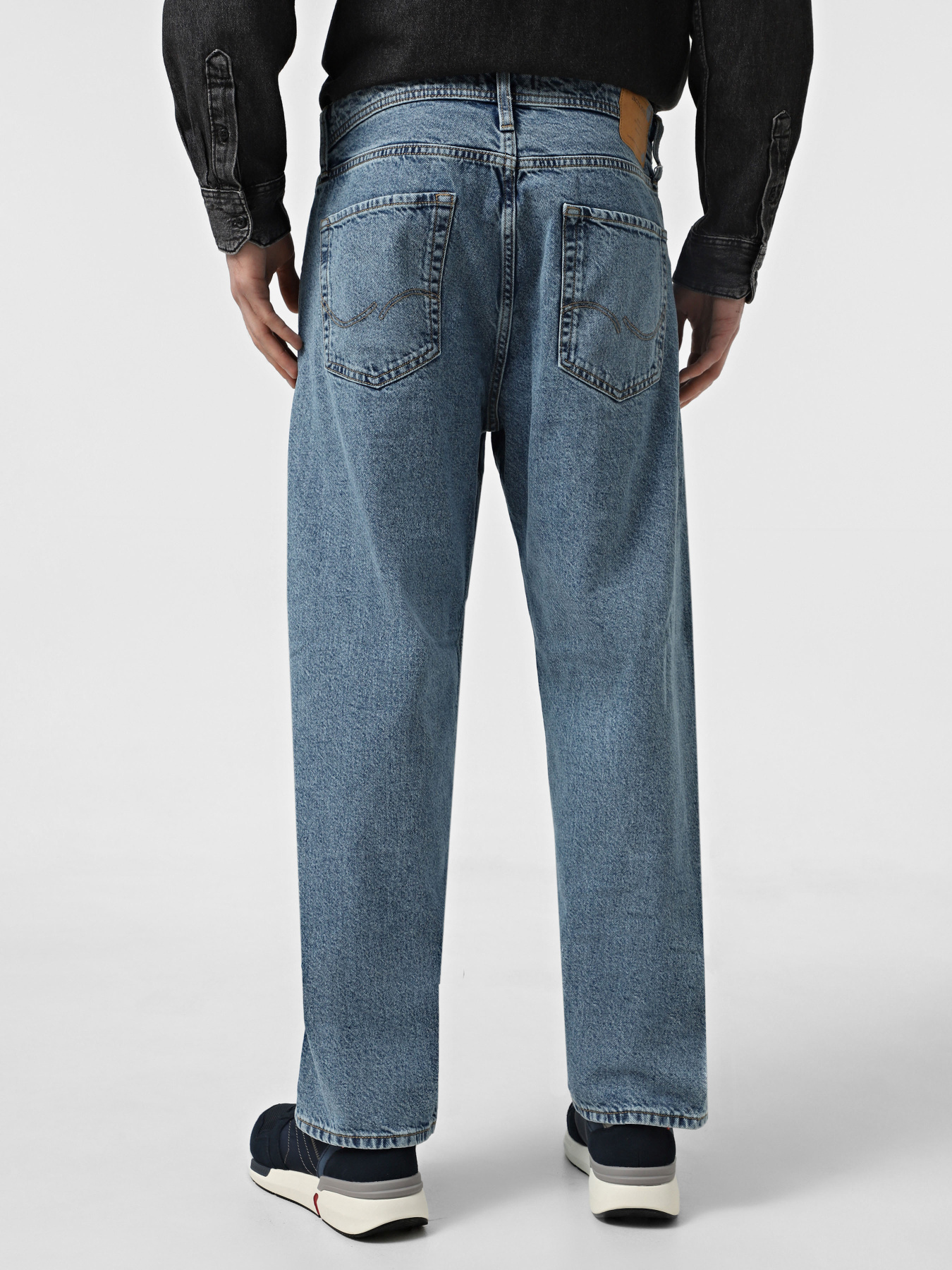 Широкі джинси JACK & JONES модель 12272760_Blue Denim Фото