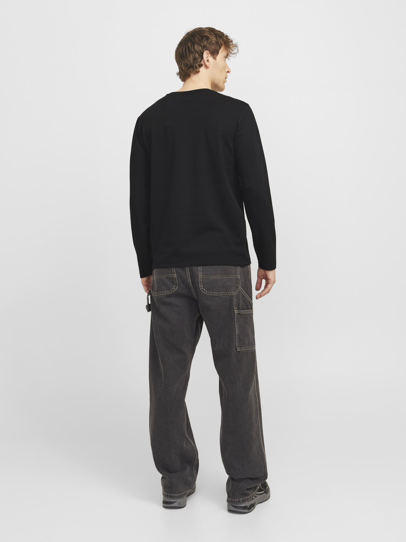 Лонгслив JACK & JONES модель 12273134_Black Фото