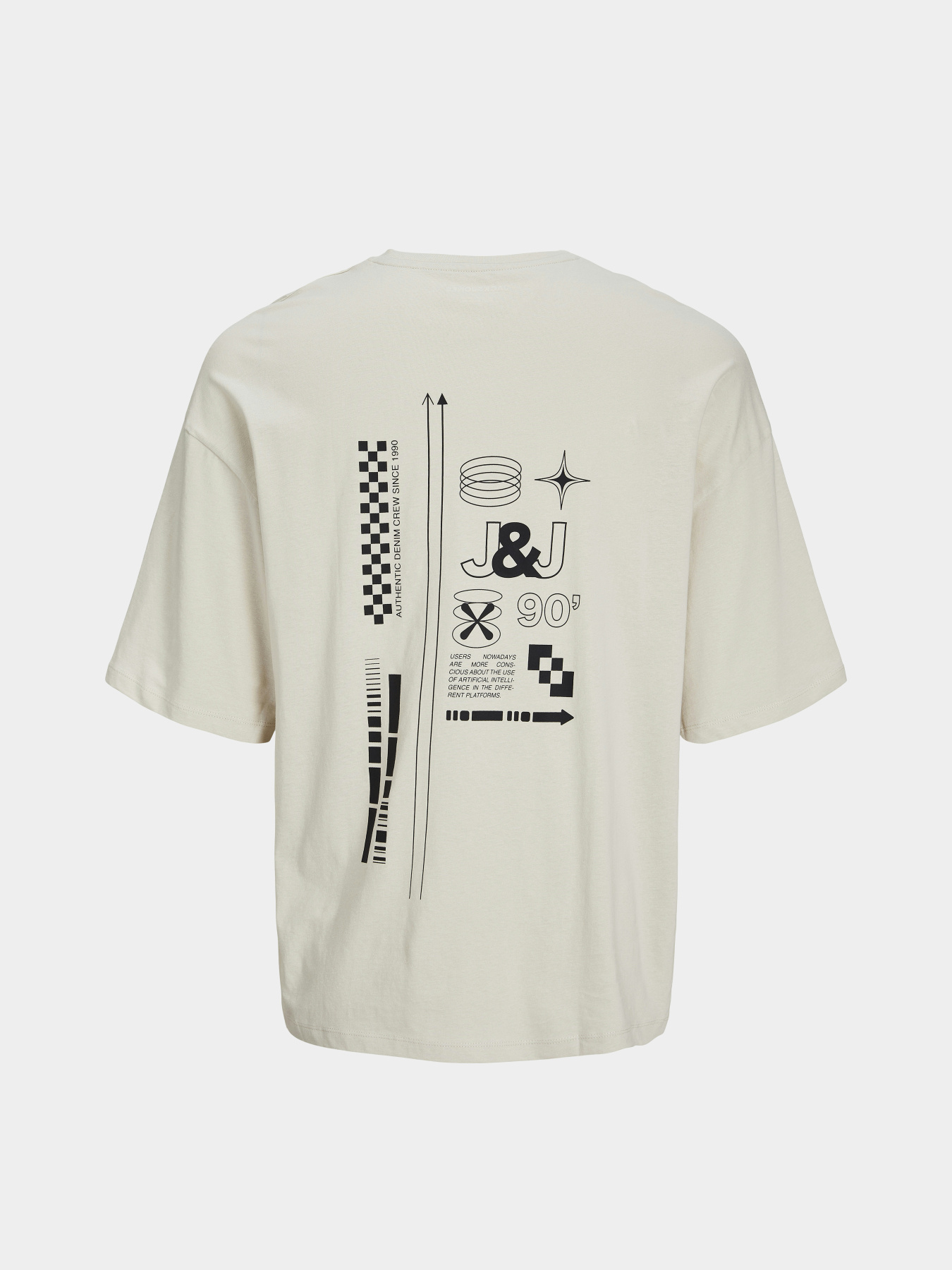 Футболка JACK & JONES модель 12273506_Moonbeam Фото