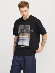 Футболки и поло JACK & JONES модель 12274258_Black Футболки и поло JACK & JONES модель 12274258_Black Фото