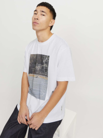 Футболка JACK & JONES модель 12274258_Bright White Фото