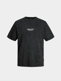 Футболка JACK & JONES модель 12256715_Black Футболка JACK & JONES модель 12256715_Black Фото