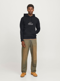 Худі JACK & JONES модель 12266908_Black Худі JACK & JONES модель 12266908_Black Фото