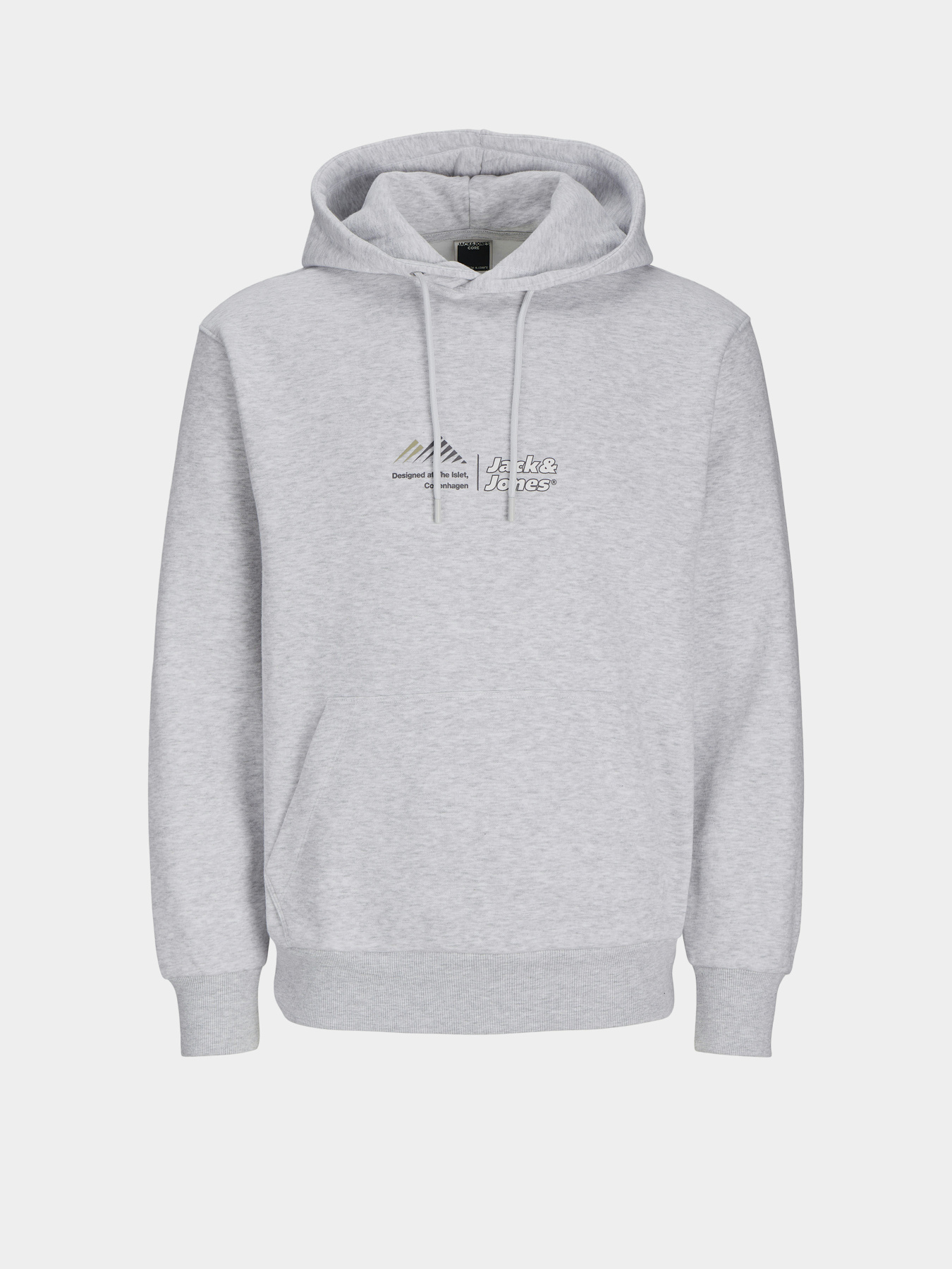 Худи JACK & JONES модель 12266908_Light Grey Melange Фото