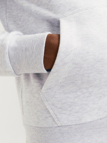 Худи JACK & JONES модель 12266908_Light Grey Melange Фото