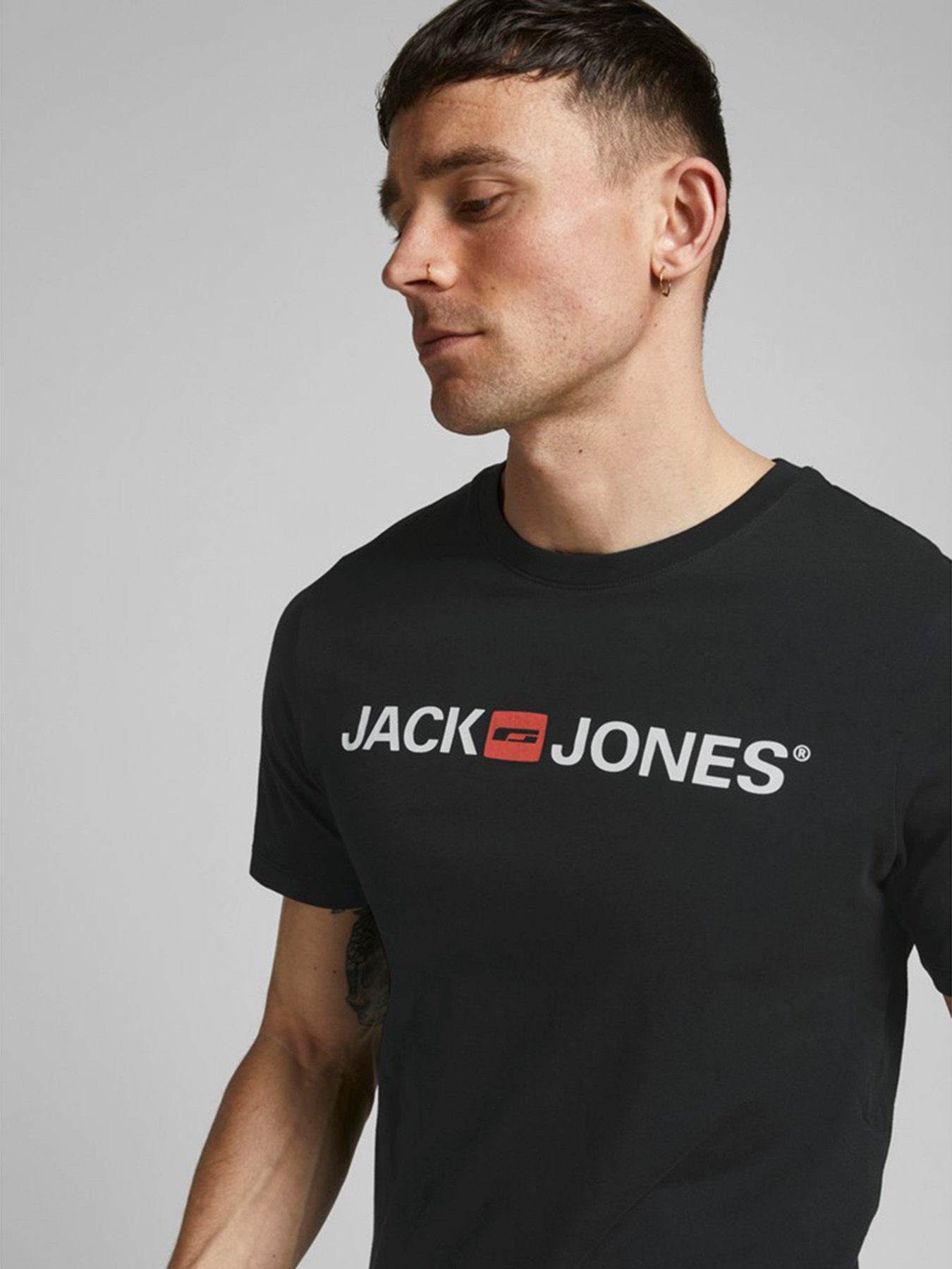 Футболка JACK & JONES модель 12137126_Black Фото