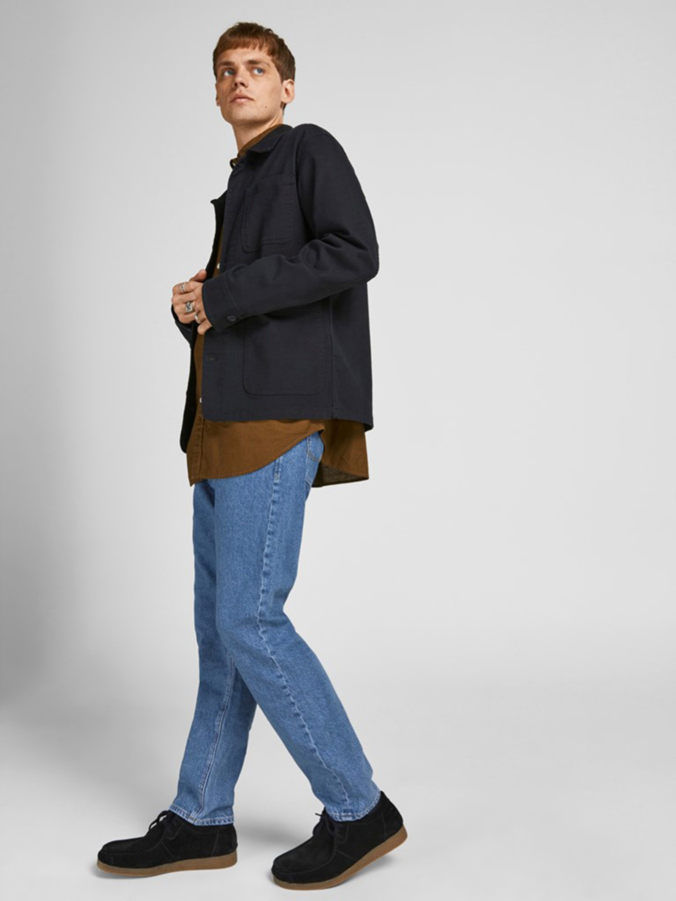 Прямі джинси JACK & JONES модель 12190937_Blue Denim Фото