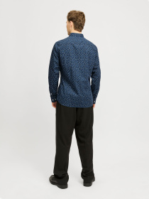 Сорочка повсякденна JACK & JONES модель 12269157_Sky Captain Фото