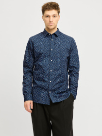 Сорочка повсякденна JACK & JONES модель 12269157_Sky Captain Фото