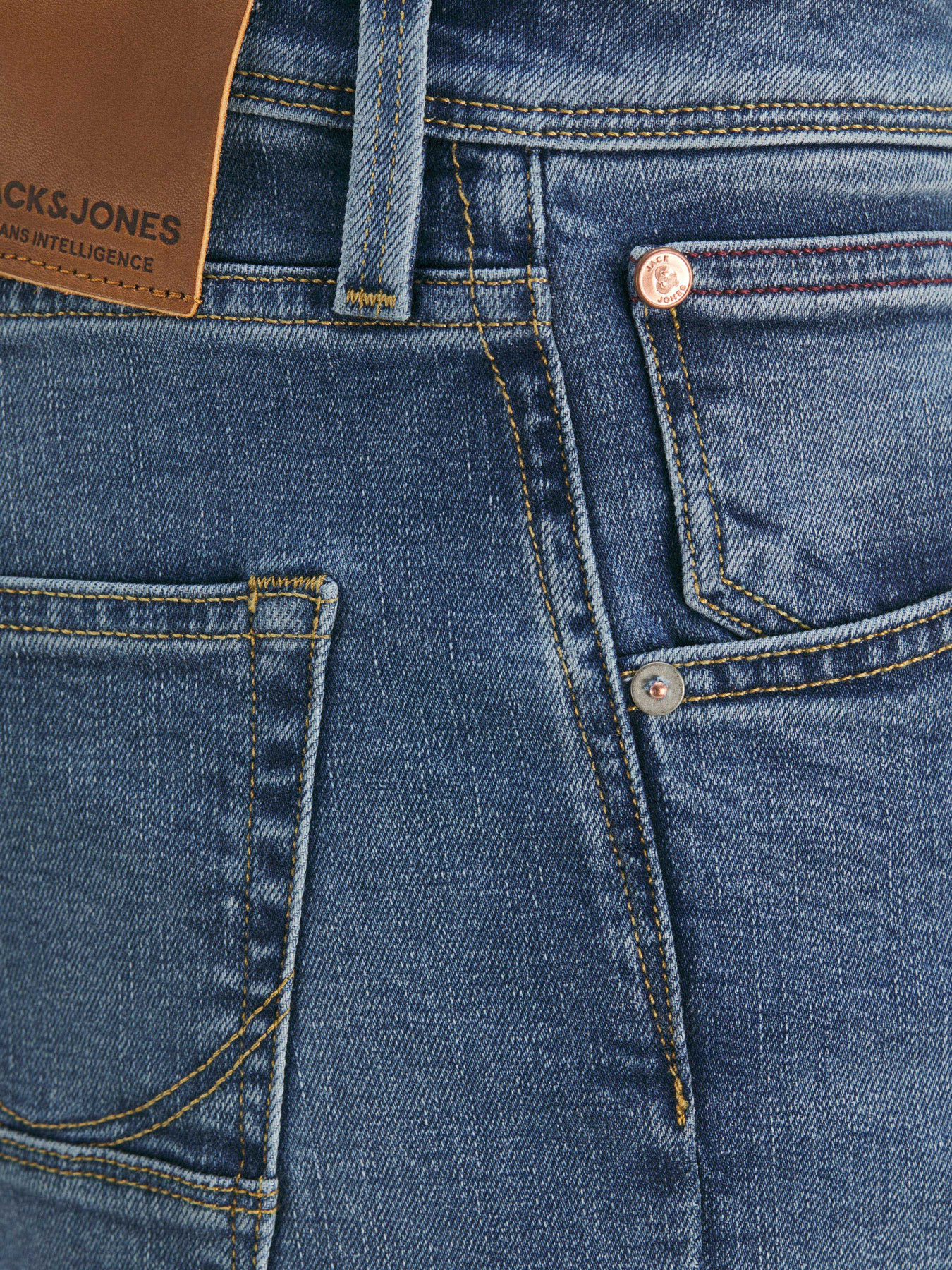 Прямі джинси JACK & JONES модель 12269576_Blue Denim Фото