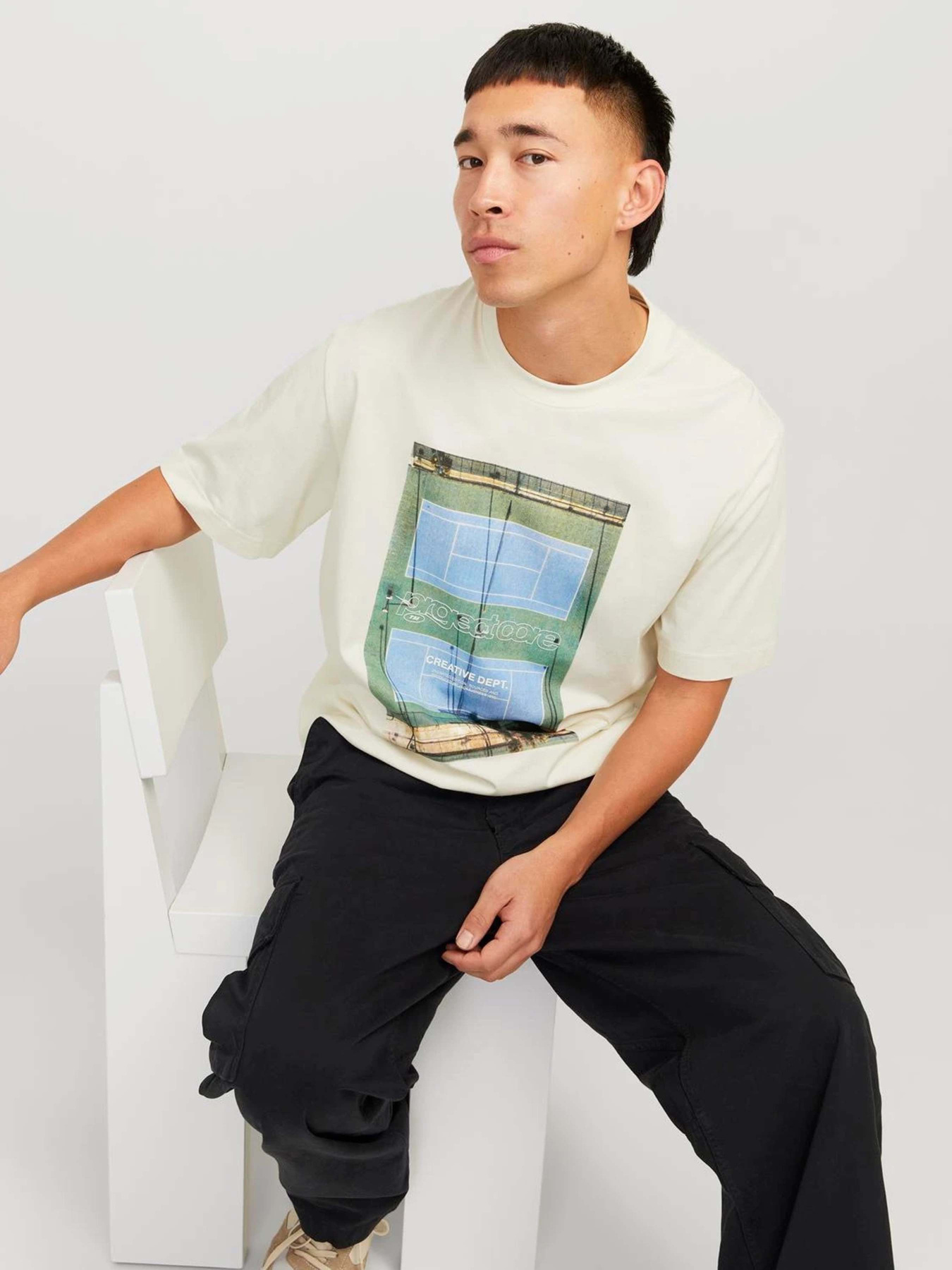 Футболка JACK & JONES модель 12274258_Sweet Corn Фото