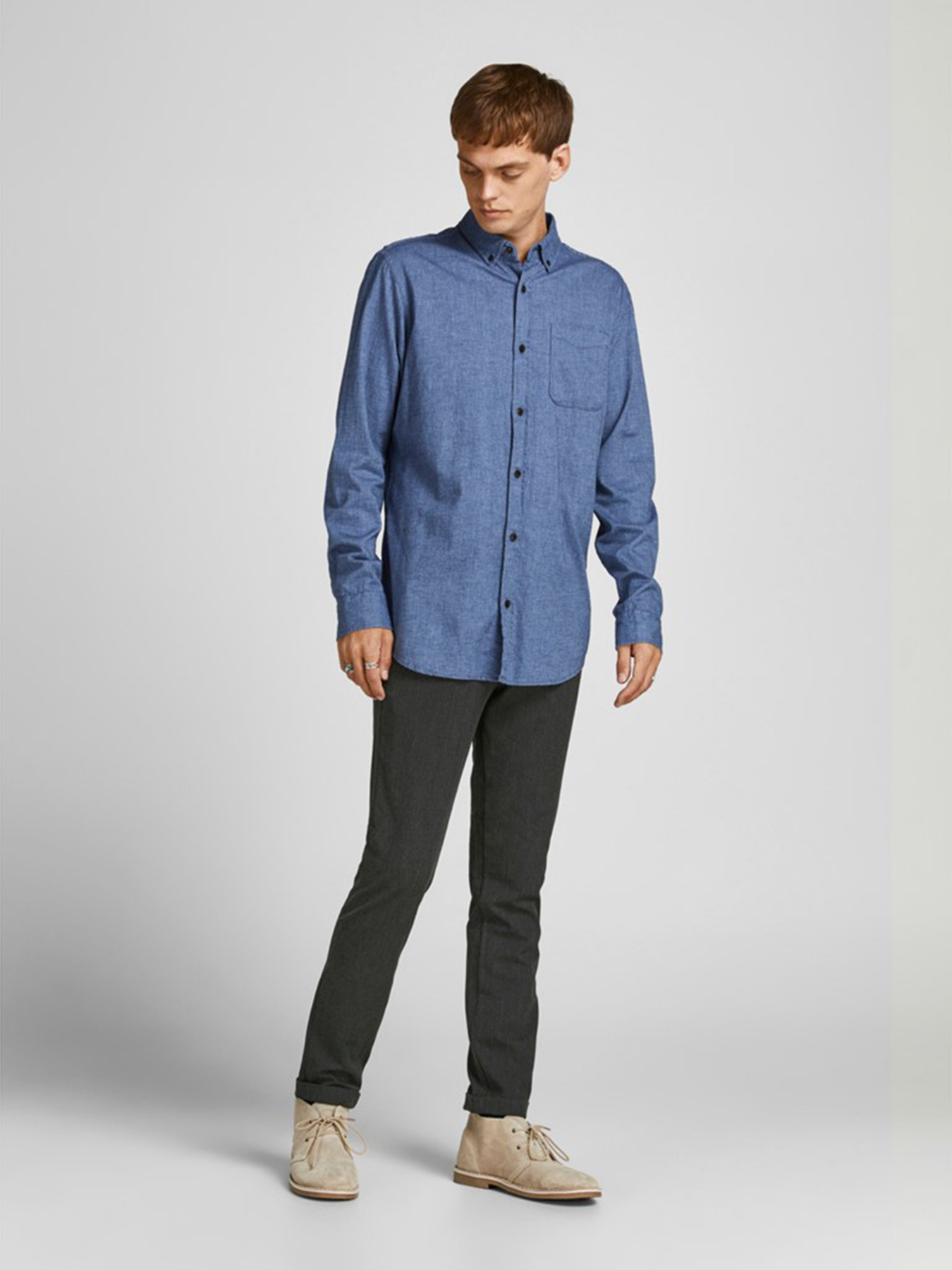 Чіноси JACK & JONES модель 12193553_Dark Grey Фото