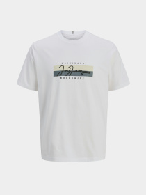 Футболка JACK & JONES модель 12278266_Bright White SS25 Фото