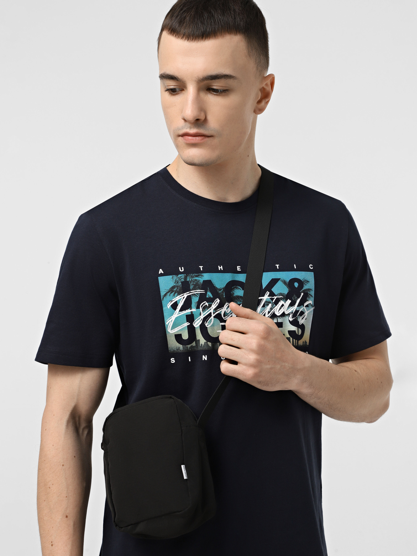 Мессенджер JACK & JONES модель 12276803_Black Фото