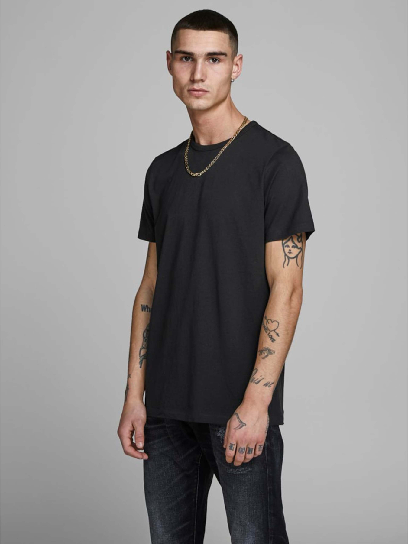 Набор футболок JACK & JONES модель 12133913_Black Фото