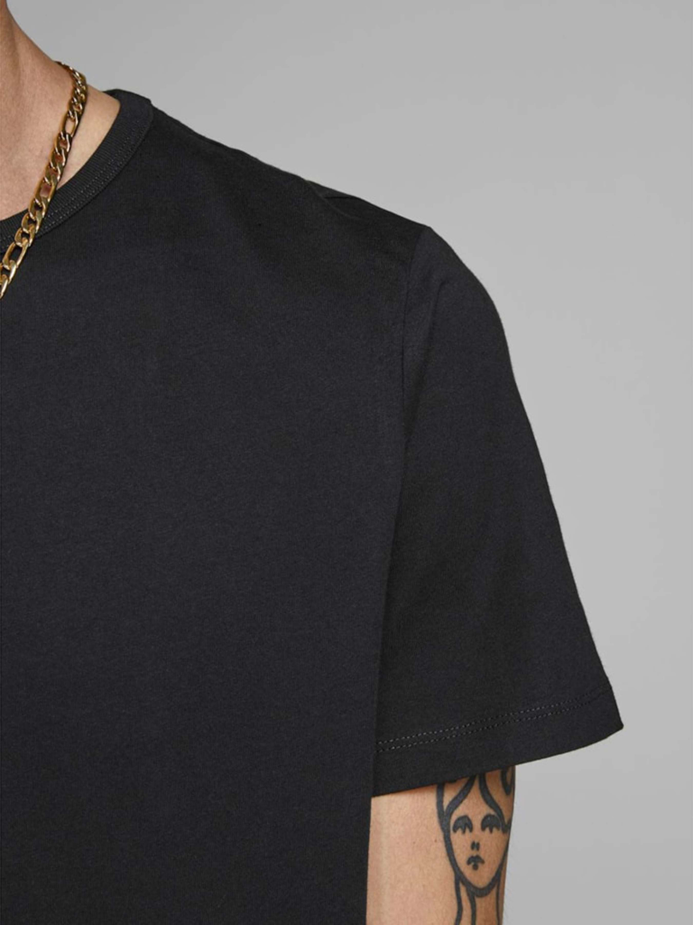 Футболка JACK & JONES модель 12133913_Black Фото