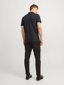 Поло JACK & JONES модель 12136668_Dark Grey Melange SLIM FIT Фото