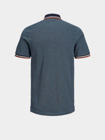 Поло JACK & JONES модель 12136668_Denim Blue SLIM FIT Фото