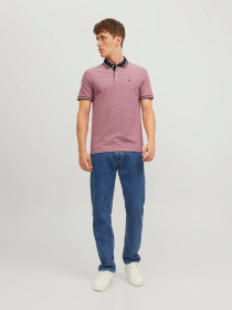 Поло JACK & JONES модель 12136668_Rio Red SLIM FIT Фото