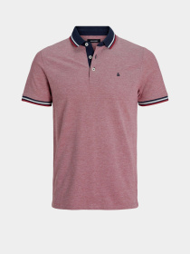 Поло JACK & JONES модель 12136668_Rio Red SLIM FIT Фото