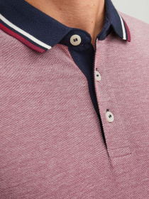 Поло JACK & JONES модель 12136668_Rio Red SLIM FIT Фото