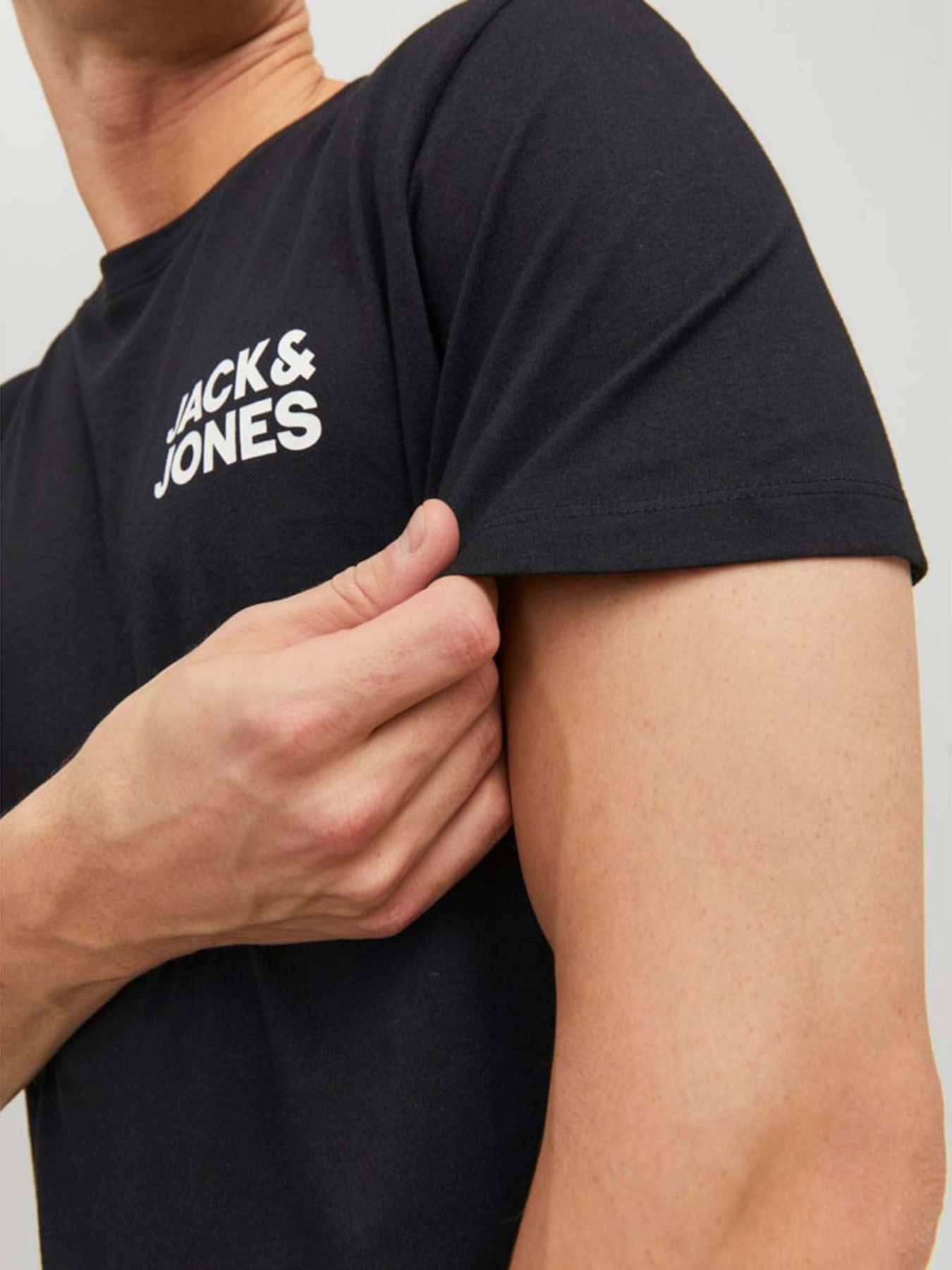 Футболка JACK & JONES модель 12151955_Black Slim/Small Print Фото