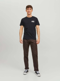 Футболка JACK & JONES модель 12151955_Black Slim/Small Print Фото