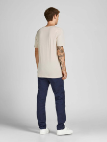 Футболка JACK & JONES модель 12156101_Moonbeam SLIM Фото