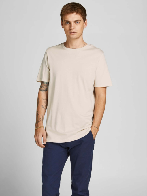 Футболка JACK & JONES Модель 12156101_Moonbeam SLIM Фото