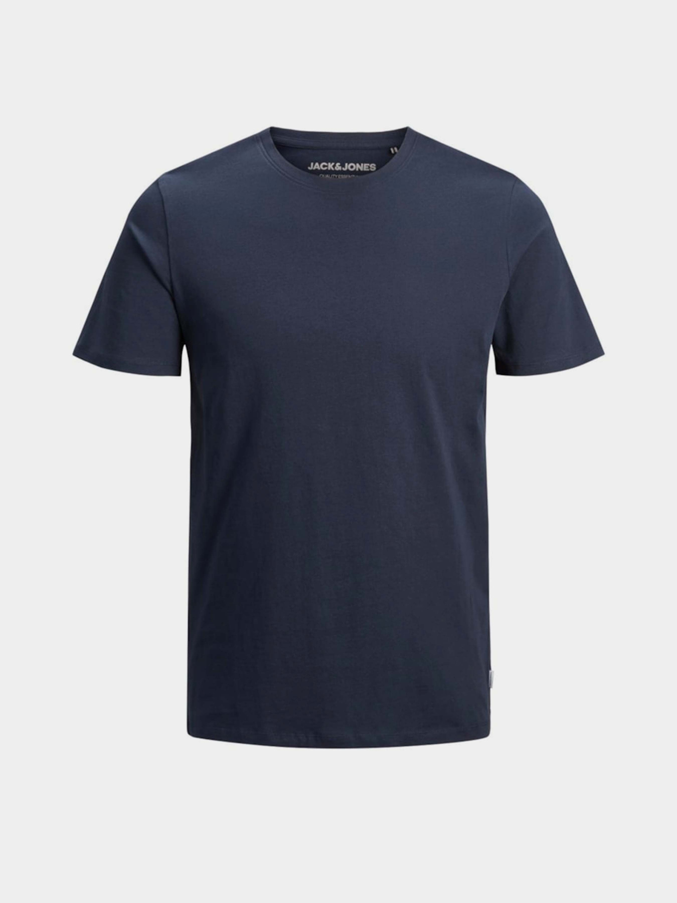 Футболка JACK & JONES модель 12156101_Navy Blazer SLIM Футболка JACK & JONES модель 12156101_Navy Blazer SLIM Фото