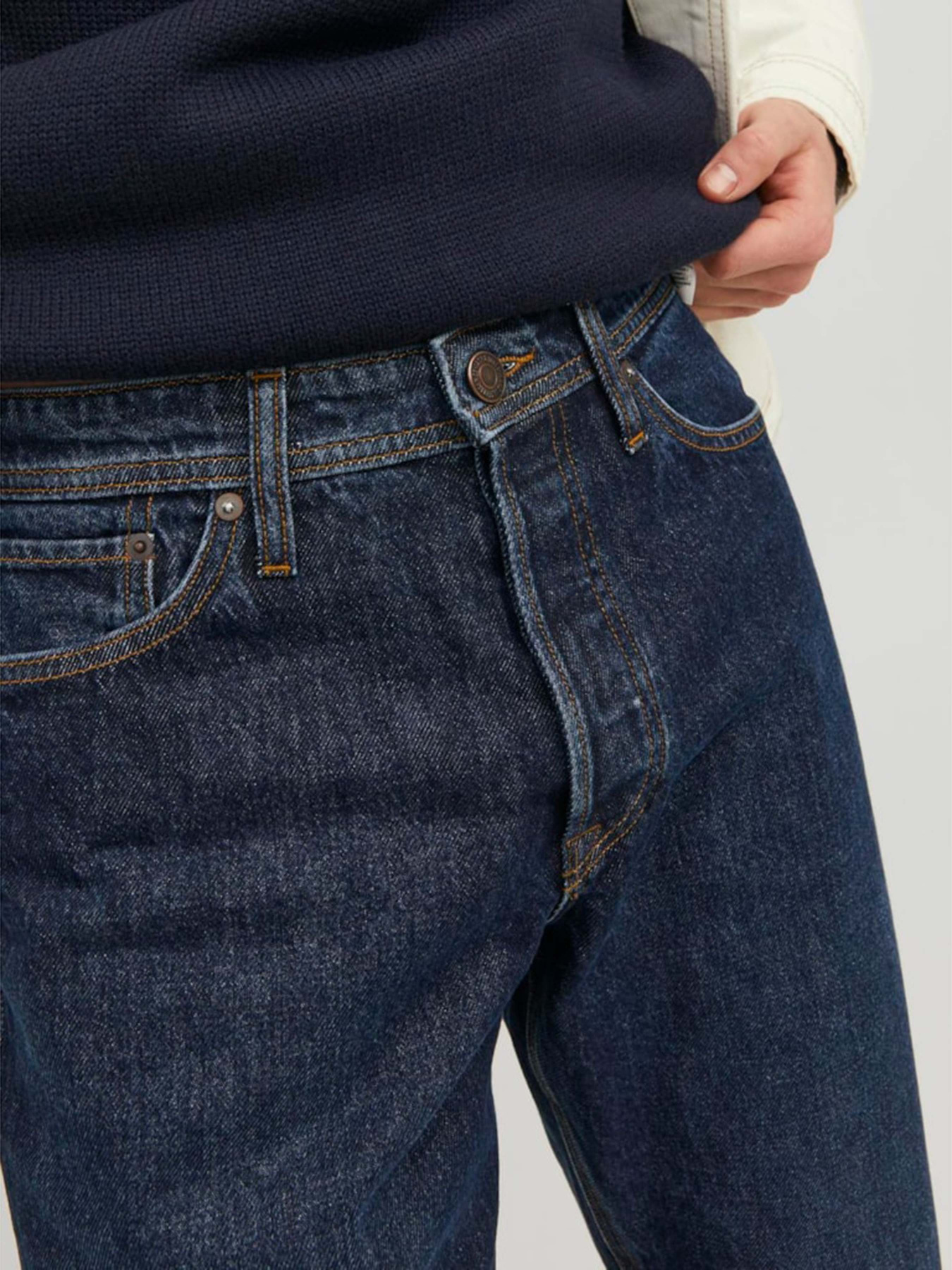 Прямі джинси JACK & JONES модель 12237276_Blue Denim Фото