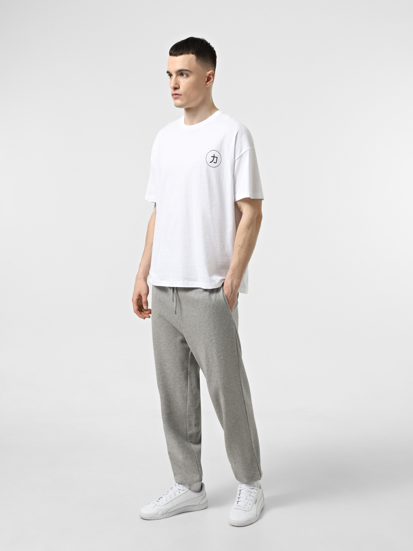 Джогери JACK & JONES модель 12257964_Light Grey Melange Фото