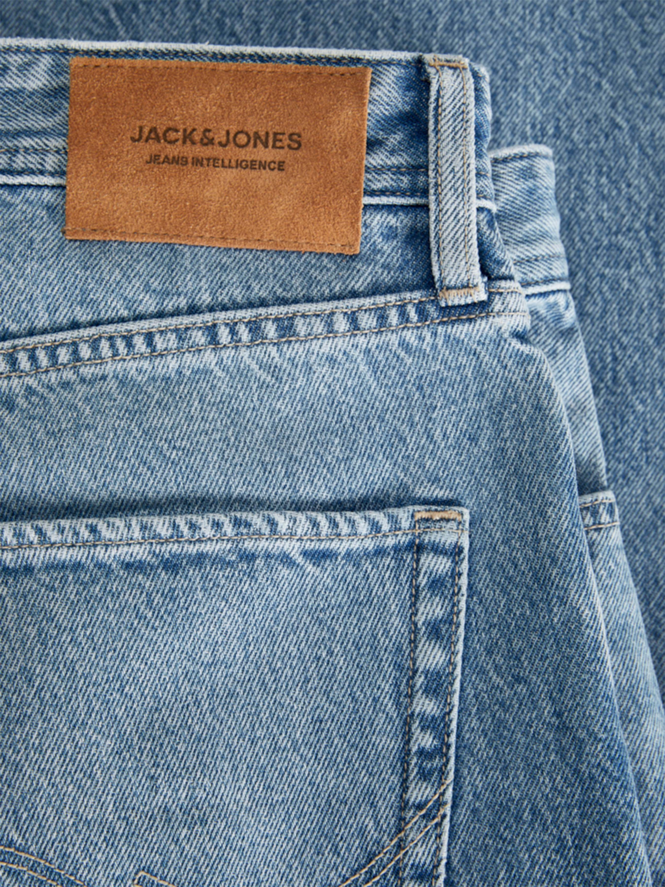 Широкие джинсы JACK & JONES модель 12262890_Blue Denim Фото