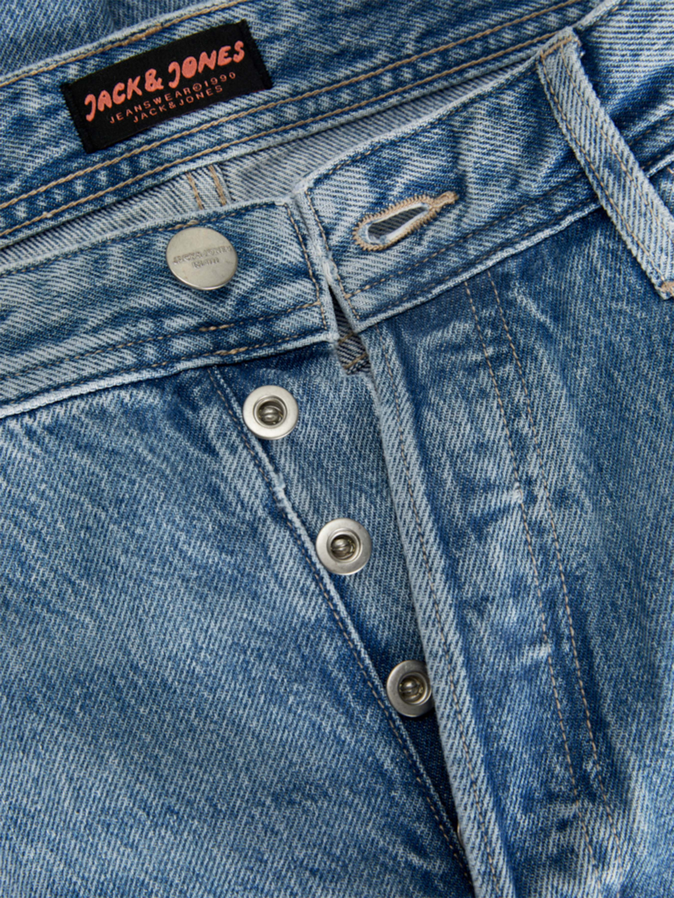 Широкі джинси JACK & JONES модель 12262890_Blue Denim Широкі джинси JACK & JONES модель 12262890_Blue Denim Фото