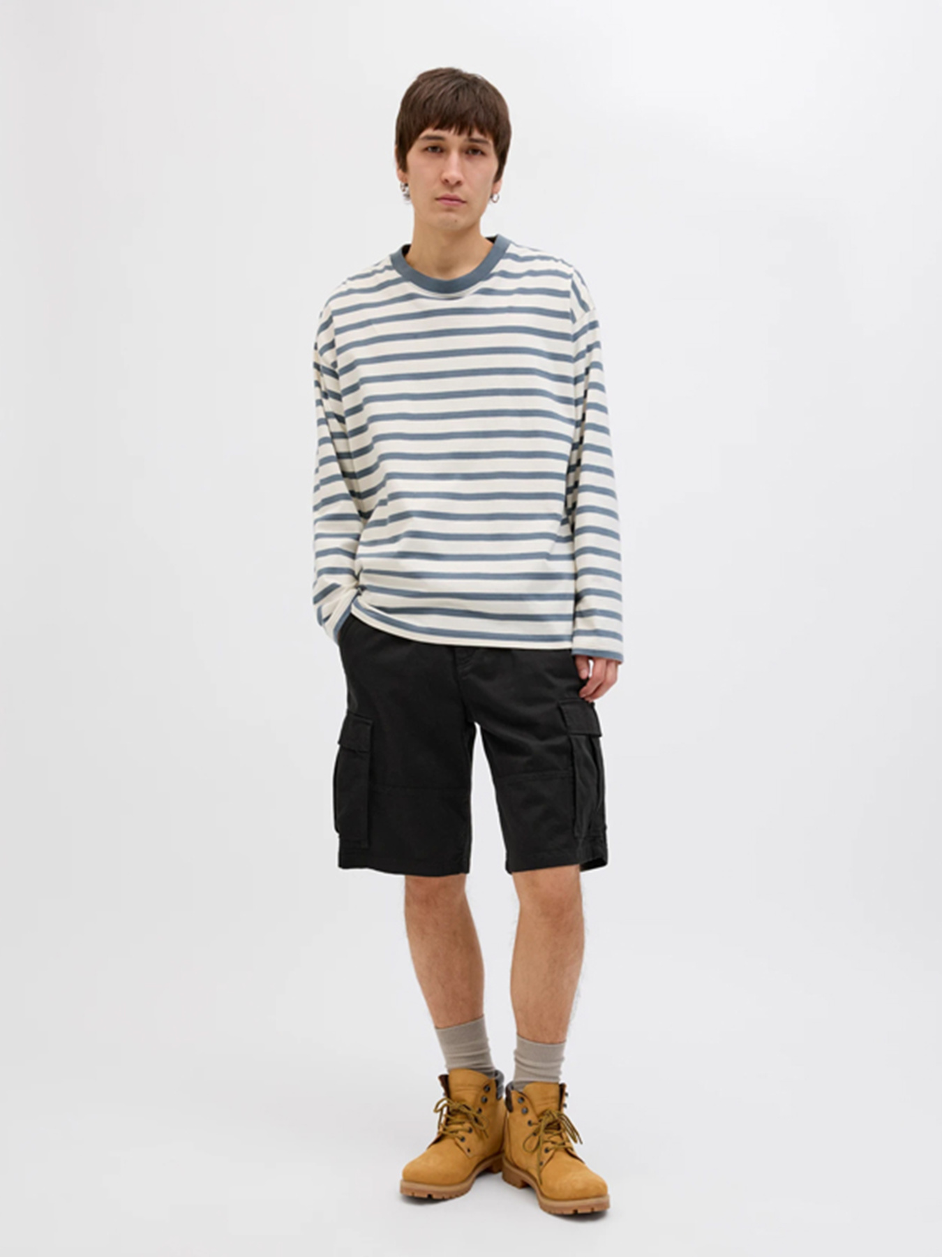 Повсякденні шорти JACK & JONES модель 12268266_Black Фото