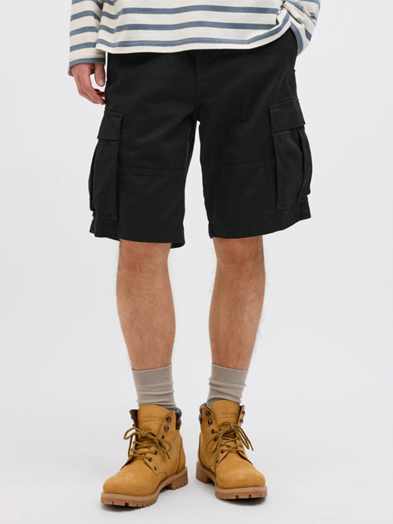 Повсякденні шорти JACK & JONES модель 12268266_Black Фото