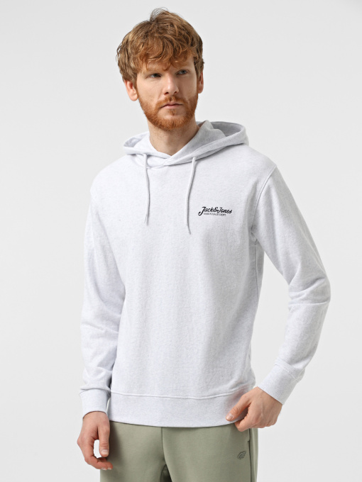 Худи JACK & JONES модель 12268436_White Melange Фото