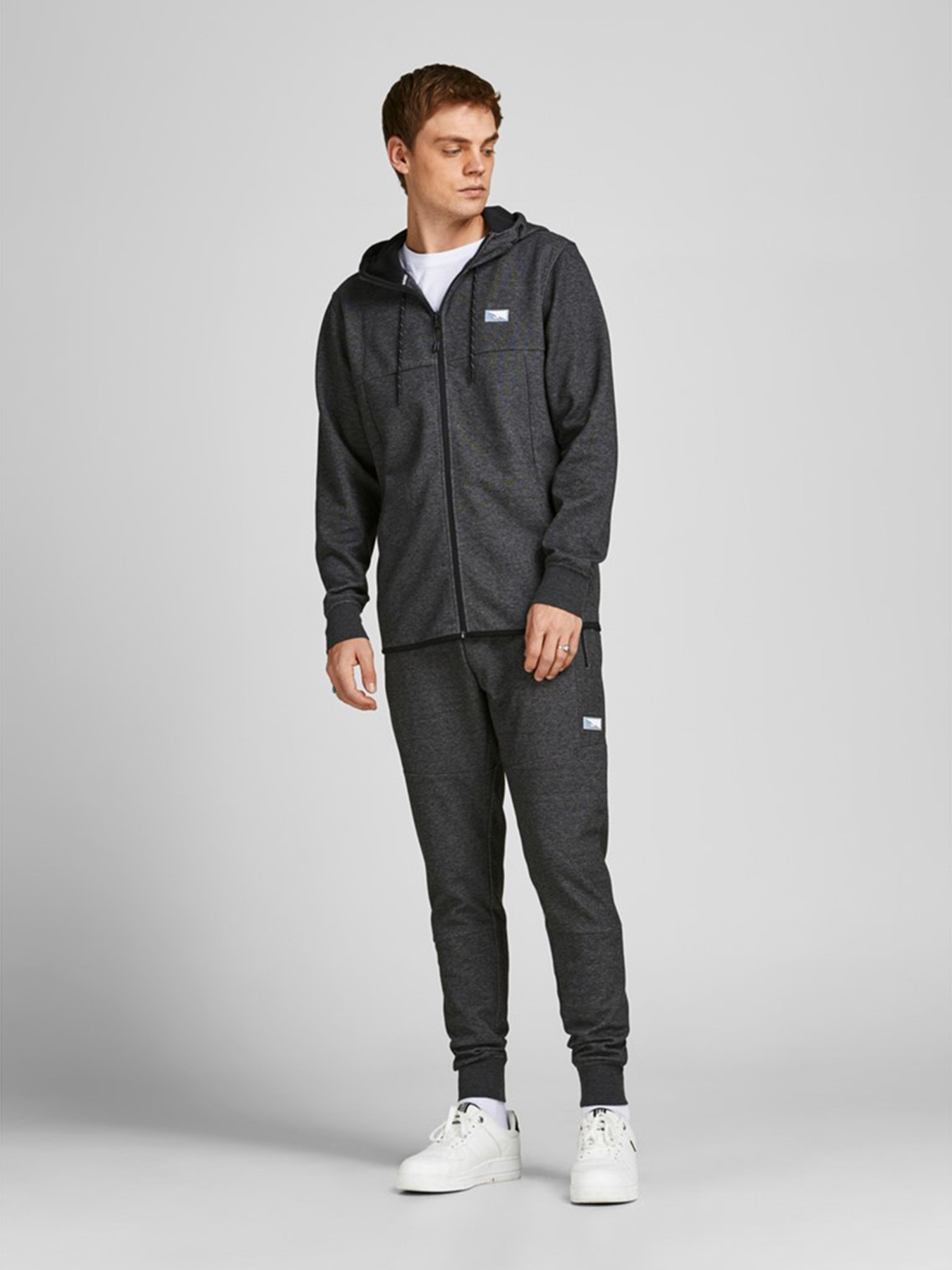 Джоггеры JACK & JONES модель 12184970_Dark Grey Melange Фото