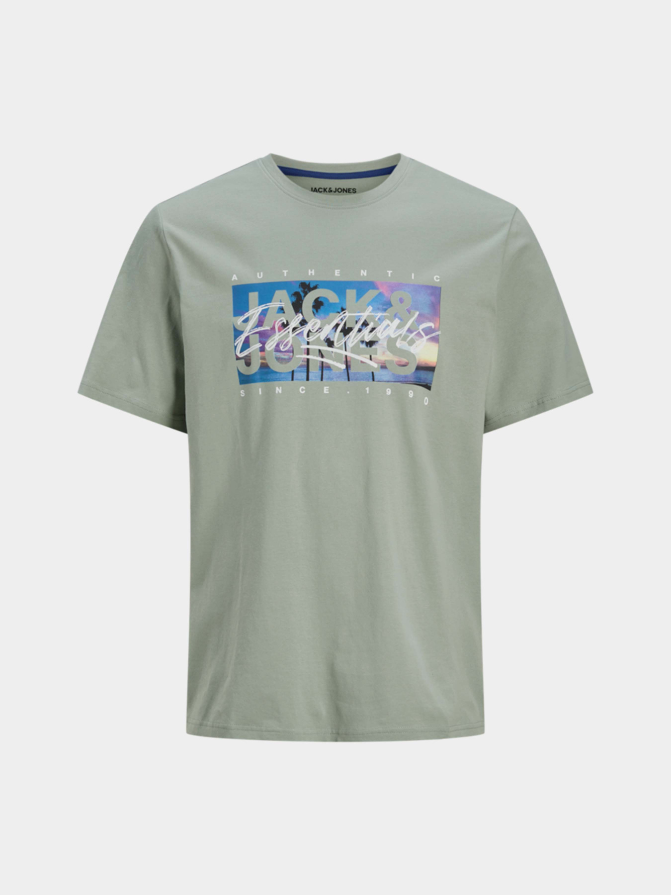Футболка JACK & JONES модель 12268438_Iceberg Green Фото