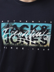 Футболка JACK & JONES модель 12268438_Sky Captain Фото