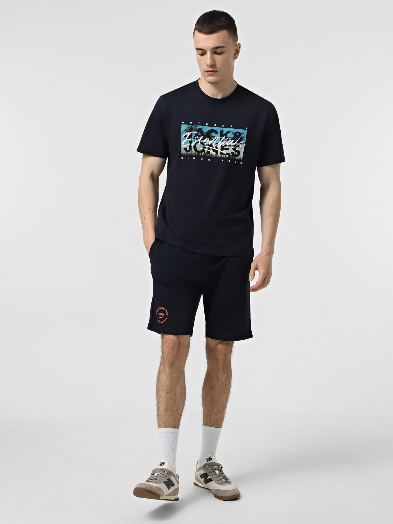 Футболка JACK & JONES модель 12268438_Sky Captain Футболка JACK & JONES модель 12268438_Sky Captain Фото