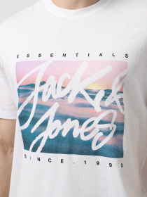 Футболка JACK & JONES модель 12268438_White Фото