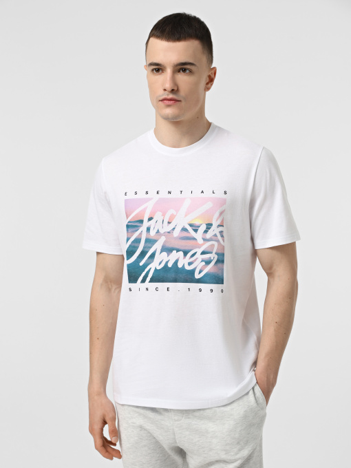 Футболка JACK & JONES модель 12268438_White Фото